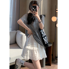 バレエ風の白い蓬蓬のスカートの半身のスカートの婦人服の早春の小さい背のスカートの甘いスカートのa字のスカートのケーキのスカート