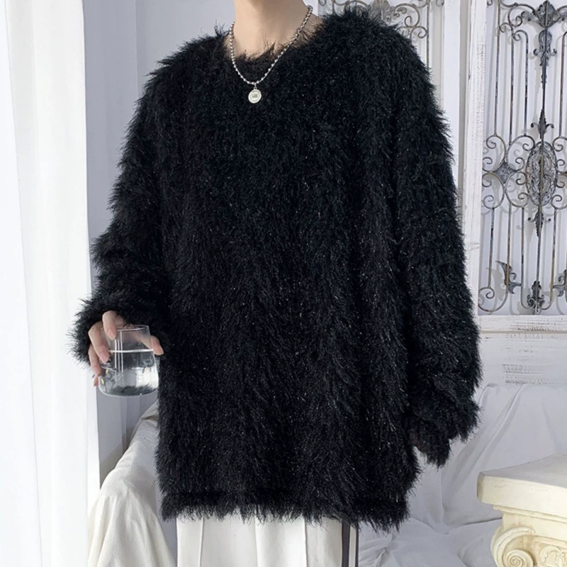 Трансграничный пушистый свитер для мужчин и женщин