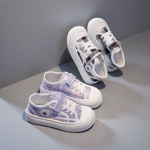 Children's Low-Top Canvas Shoes, Boys and Girls Sneakers, Spring and Autum New Baby Biscuit Shoes, Versatile Soft-Soled Sports Shoes