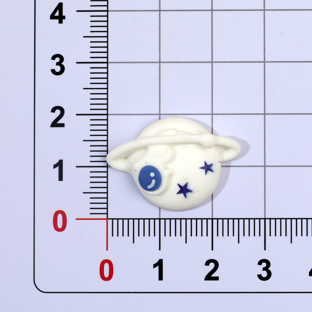 Espacio transfronterizo astronauta DIY resina accesorios DIY crema pegamento caja del teléfono accesorios para el cabello taza de agua pegatinas caja de almacenamiento parche