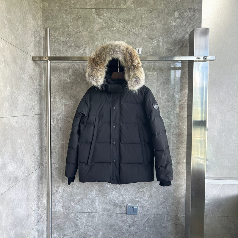 Cross-border export to Europe, America, and Canada: 29 models of Goose's 26ss autumn and winter thickened down jackets with large fur collars, unisex