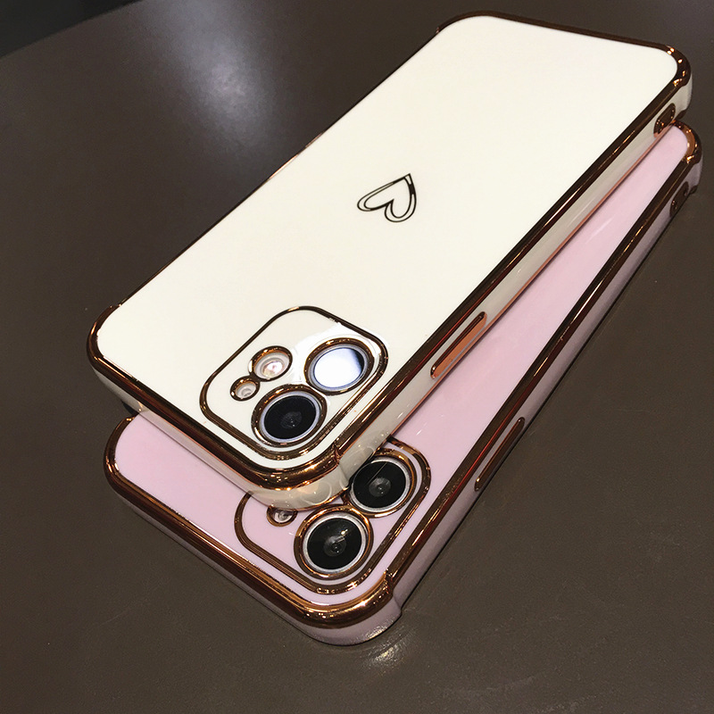 Heart Pattern Candy Color Mobile Phone Case Wholesale Cheap Rs-flyfishing Products display picture 11