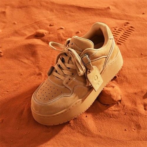 Ins Style Thick Sole Couple's Sneakers, Fashionable Winter Matchable Sporty Casual Baggy Shoes