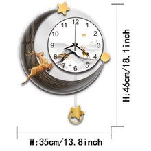 静音挂钟现代简约时尚创意钟表客厅餐厅大气2025新款家用时钟挂墙