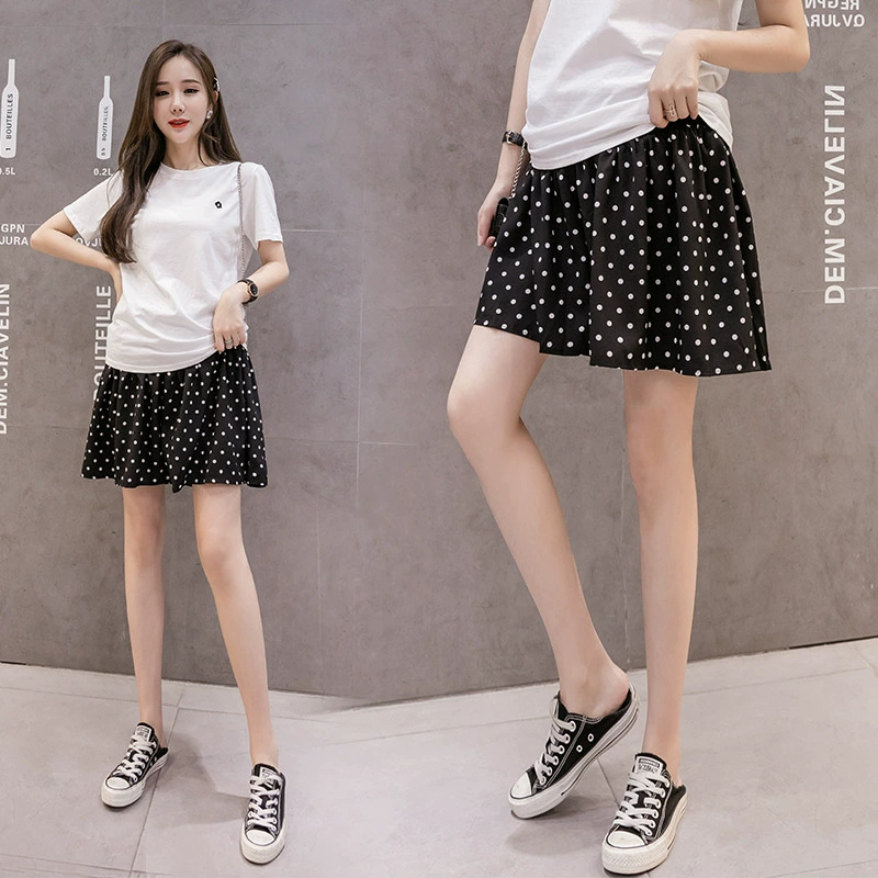 Comfortable thin shiffon shorts for pregnant, trousers for leisure, leggings, oversize