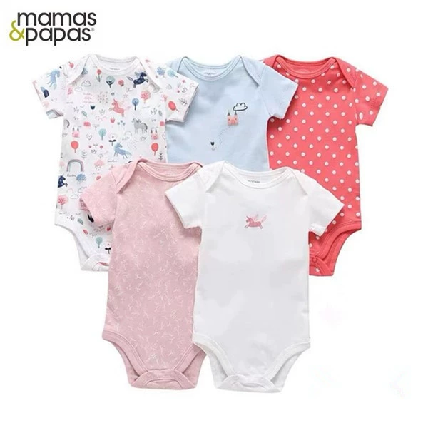 Мама и папа Мamas&papas производитель весна, осень и лето чистый хлопок детская одежда с длинным рукавом и коротким рукавом треугольник хамер 5 предметов сумка