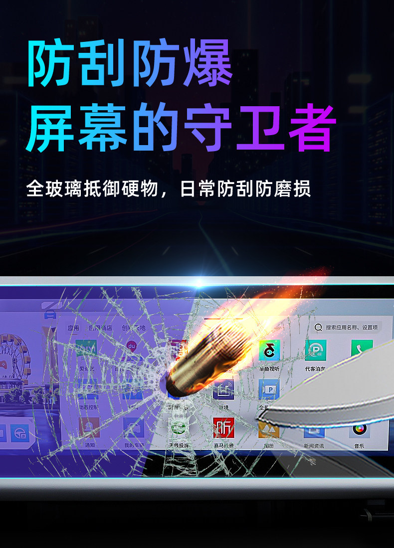 Suitable for Kia 27 models, the tempered film for the central control panel, car navigation screen, display screen protective film, and instrument panel