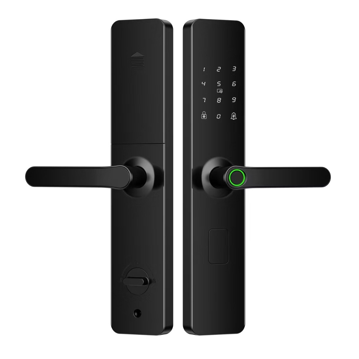 Cerradura inteligente cerradura de contraseña cerradura de puerta doméstica alquiler de vivienda de apartamentos cerradura electrónica de huellas digitales