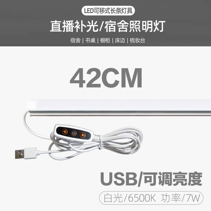 42cm/밝기 조절 가능/백색광(생방송 필라이트)