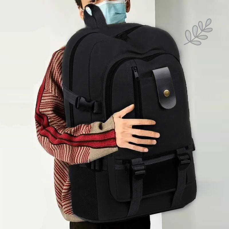 Mochila sitio de construcción lona resistente al desgaste herramientas de hombre mochila mochila de gran capacidad mochila simple mochila de viaje