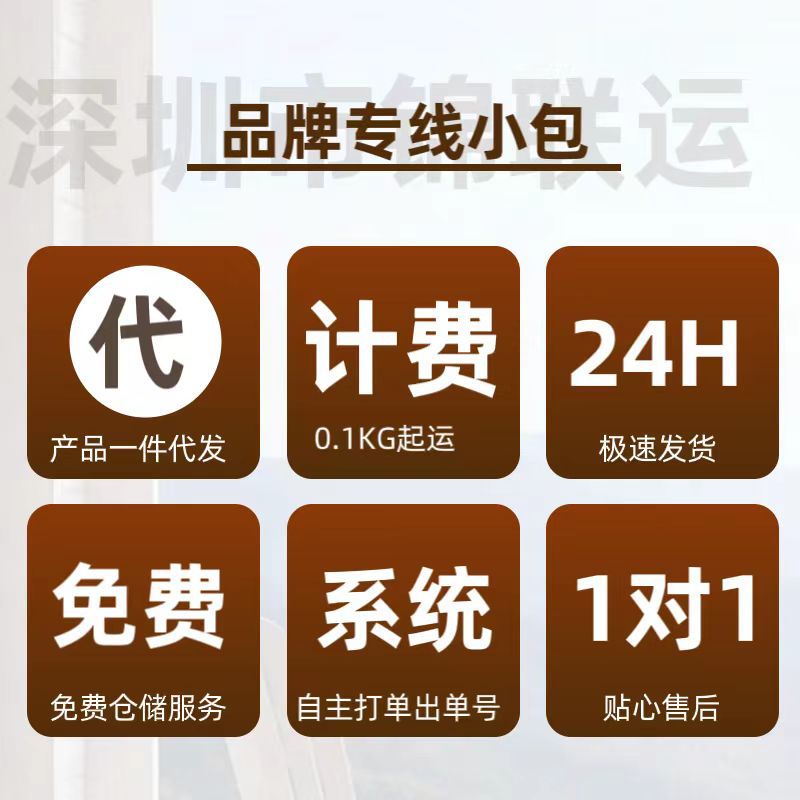 美国UPS专线小货可一件代发出口运输塑身衣 跨境空运双清包税到门