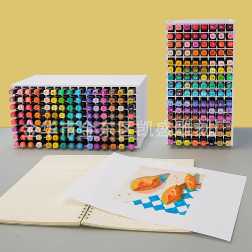 Cross-border new children's marker pen storage box kindergarten desktop pen holder storage rack multi-functional pen holder storage rack