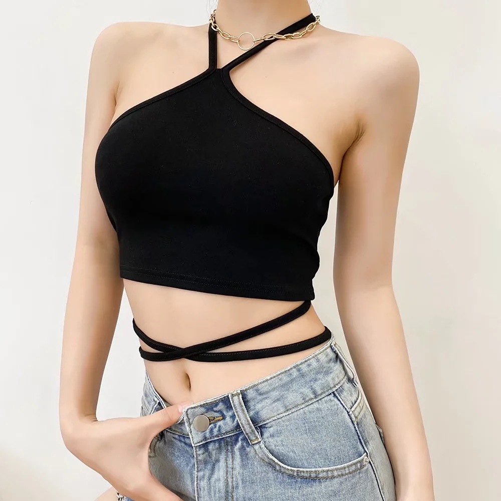 Halter Neck Cropped Top - Color Option 1