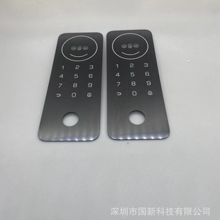 Customized Fingerprint Sensor Door Lock Panel Acrylic Pc Lens Panel