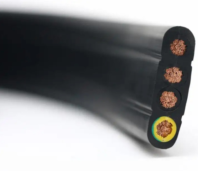 低压三合一扁电缆   柔性组合扁电缆，现货