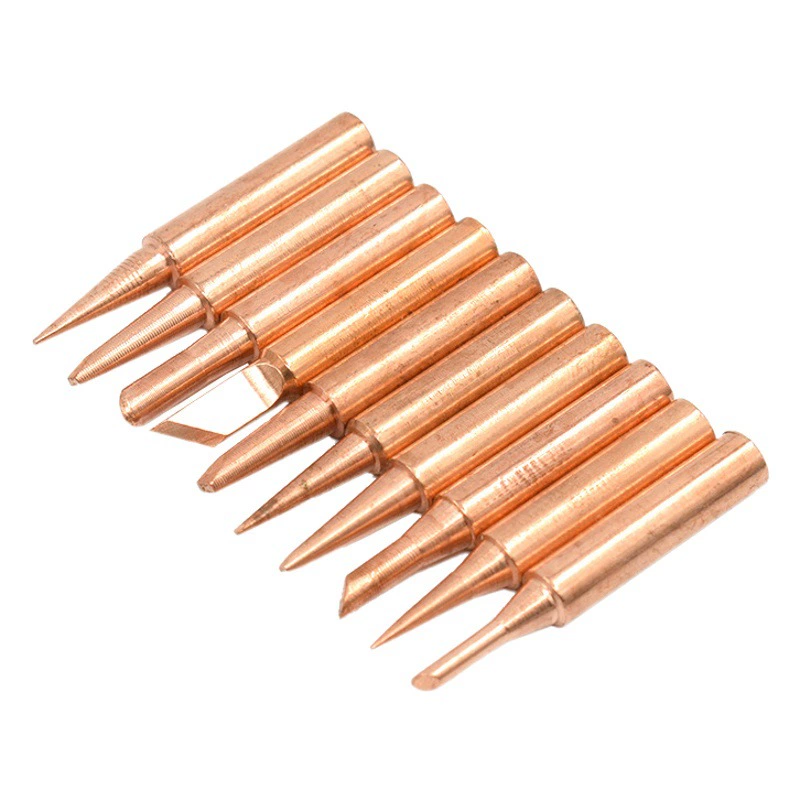 936 головка паяльника Чистая медь 900 м паяльная головка костюм внутреннее тепло-голая медная электрическая Паяльная насадка жало паяльника