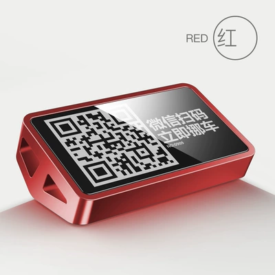 card alloy move license plate, Nömrəli dayanma kartı - v2d-red