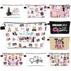 跨境熱銷數碼印花化妝包防水滌綸便攜物品收納袋禮物