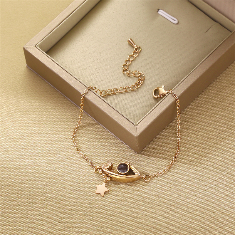 Corea del Sur Dongdaemun moda pulsera de acero de titanio nicho mujer diseño de acero inoxidable sensación de alta calidad joyas de pulsera transfronteriza universal