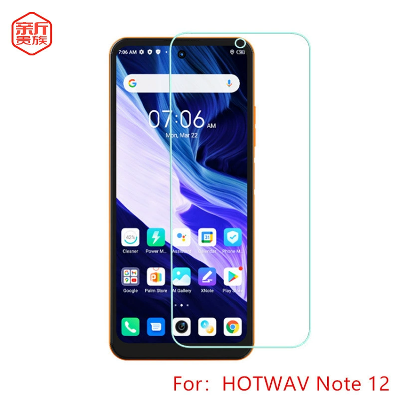 Совместимо с защитной пленкой из прозрачного стекла для телефона Hotwav Note 12, защитная пленка HD, защитная пленка на полный экран, стойкая к царапинам, кросс-борт аксессуары