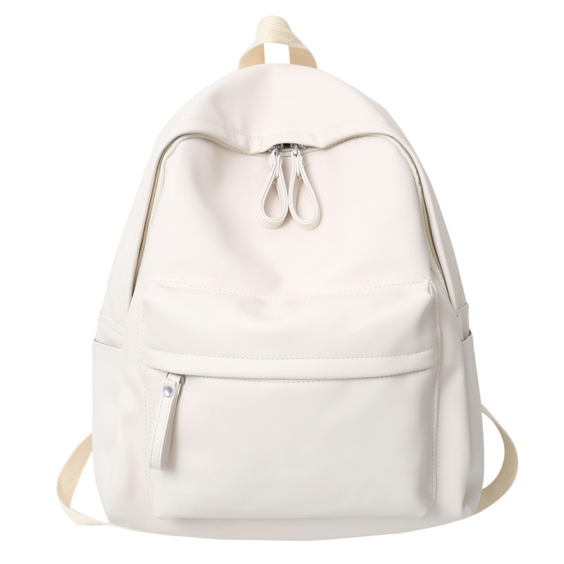 2022 nueva mochila escolar de cuero suave para estudiantes de secundaria mochila femenina simple casual moda mochila de viaje de gran capacidad para hombres