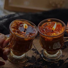 "Good Luck!" Iced Americano Scented Candle Goblet Bedroom Sleeping Nordic Style