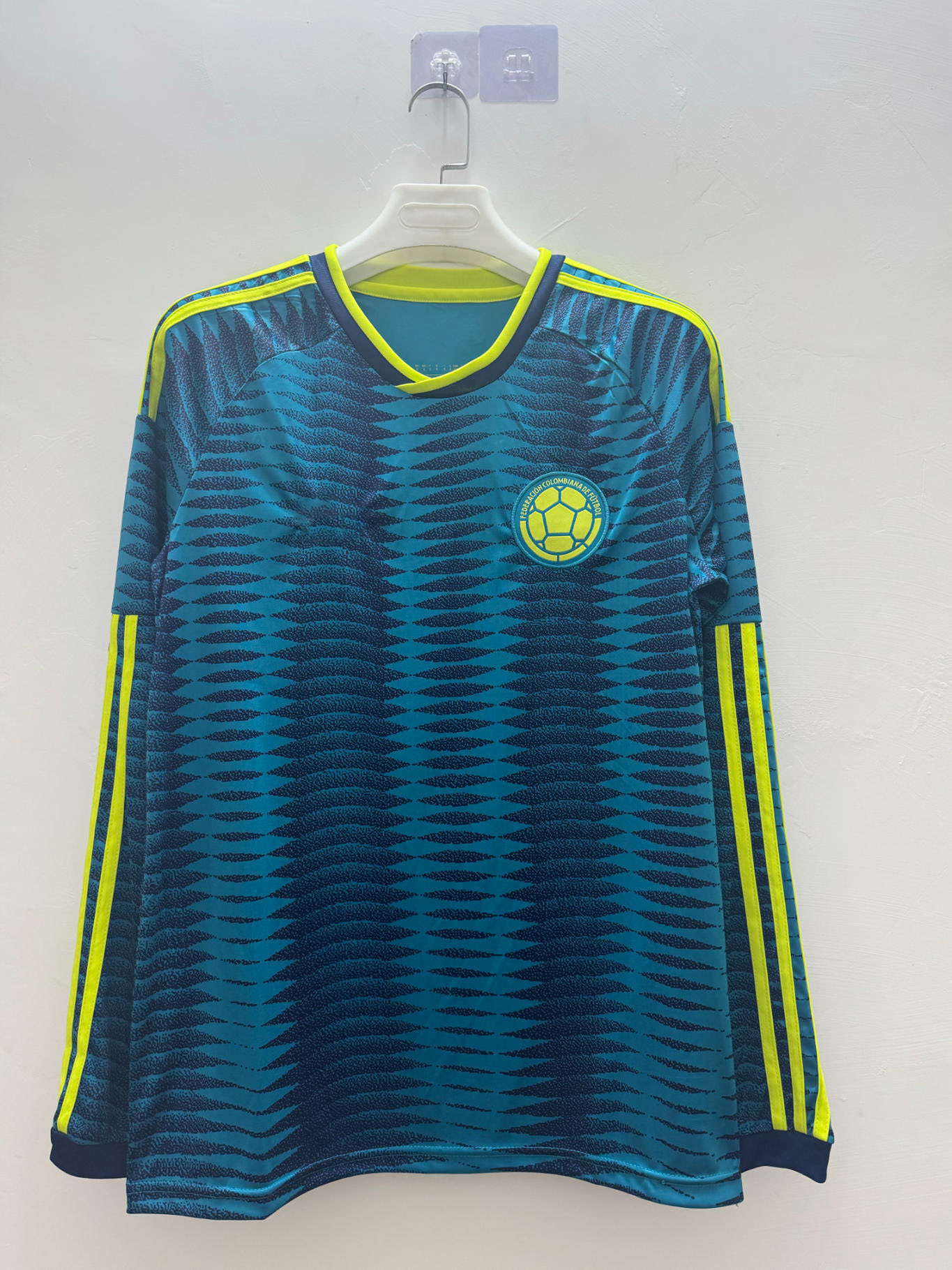 Nueva camiseta de fútbol de mangas largas de Argentina Real Madrid Barça de Alemania, la misma camiseta de venta directa suelta transpirable image 10