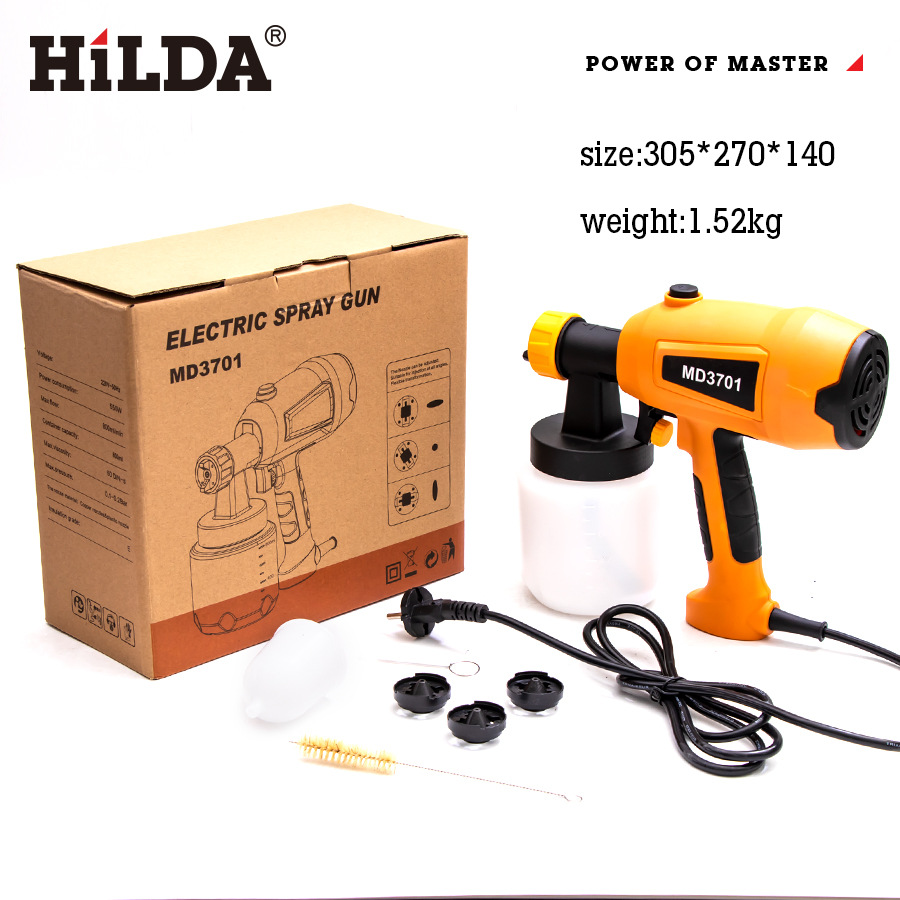 Hilda PISTOLA DE PULVERIZACIÓN eléctrica extraíble de alta presión PISTOLA DE PULVERIZACIÓN herramienta de pintura de látex pintura de aceite PISTOLA DE PULVERIZACIÓN image 8