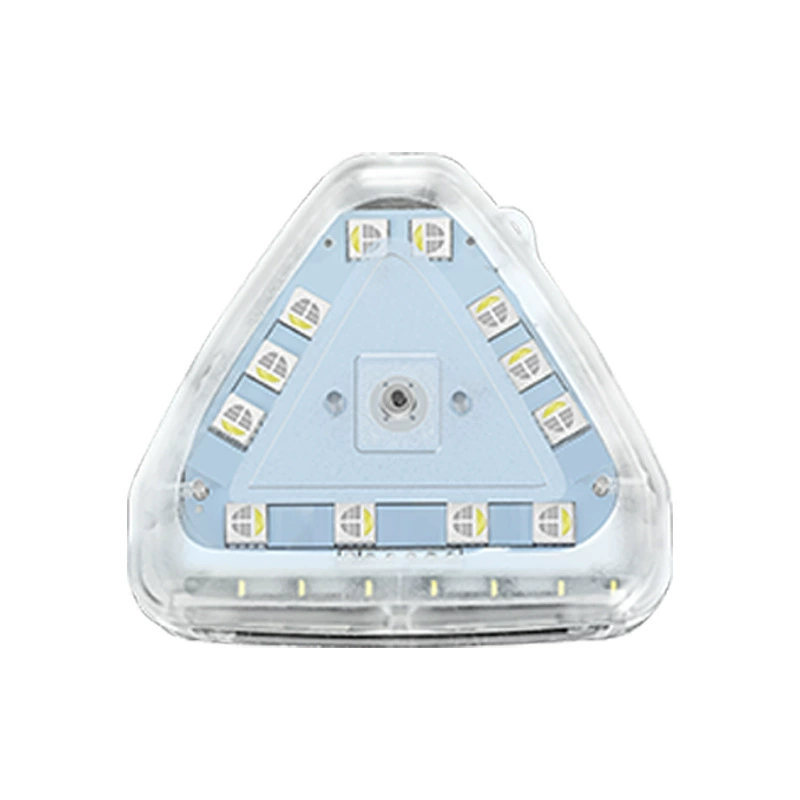 Треугольный LED авиамодельный индикаторный фонарь, ногтевые блёстки, пульт дистанционного управления, мигающий свет