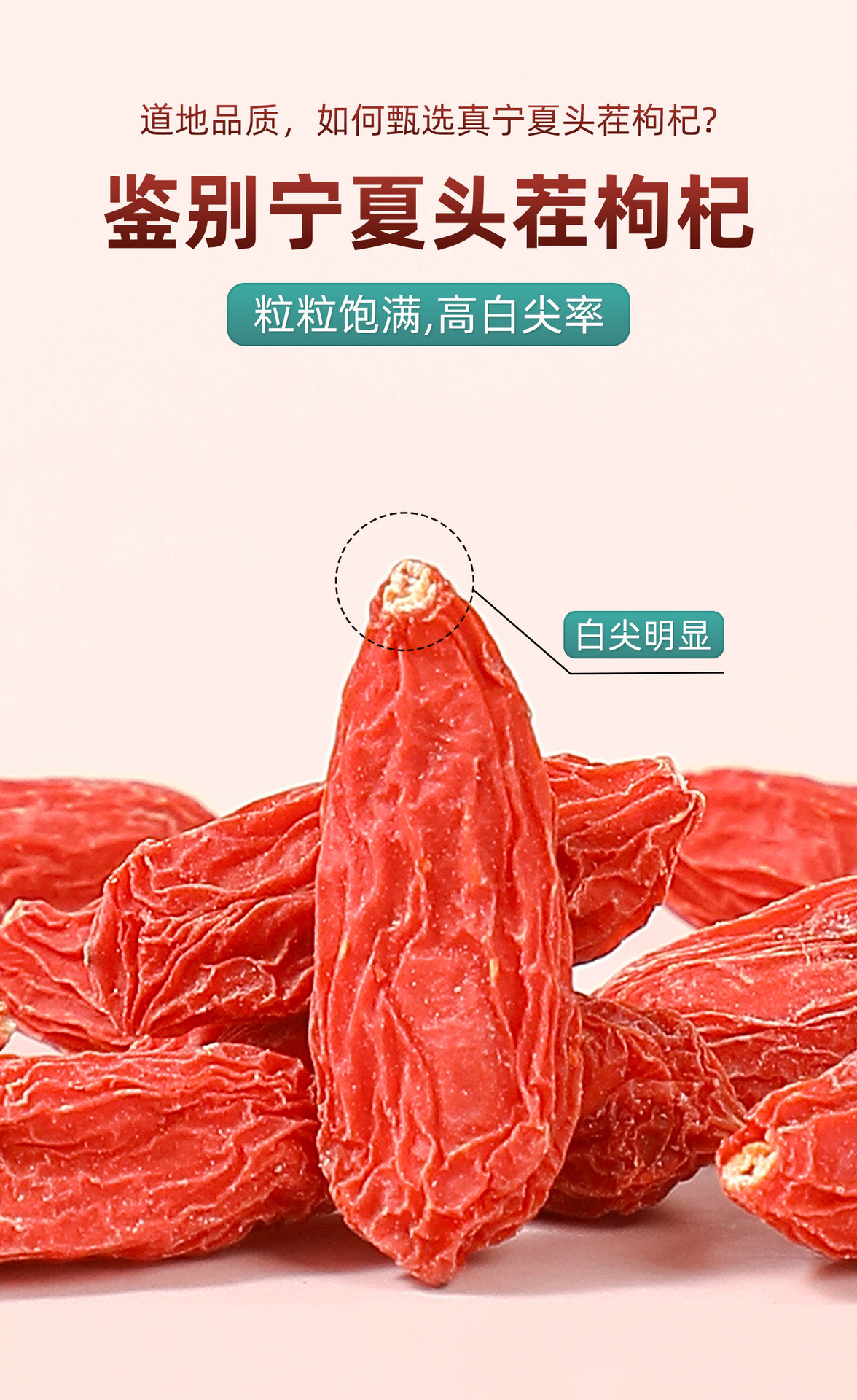 Ningxia Goji Berries Gou Qi Zi Premium Large Dried Fruit 200g for Tea and Cooking quality and texture