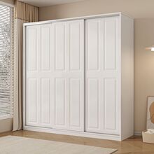 衣柜家用卧室推拉门经济型儿童小型出租屋储物收纳柜清仓成人绢花