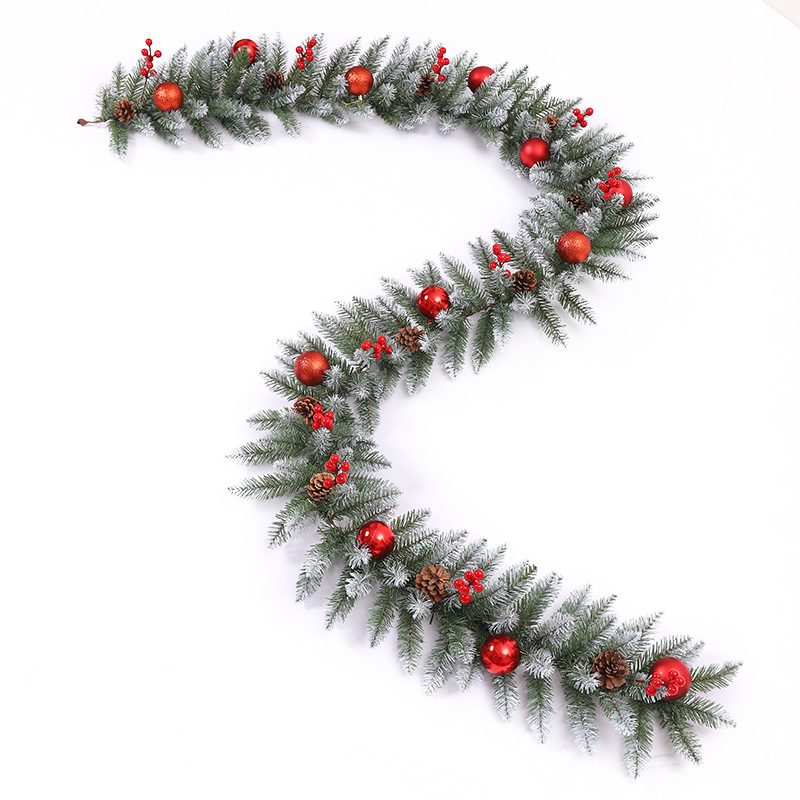 La fábrica transfronteriza directa de Navidad decoración ratán artificial ratán PVC señaló borde blanco ratán Hotel decoraciones