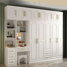 衣柜家用卧室现代简约柜子欧式小户型储物柜经济型儿童推拉门衣橱