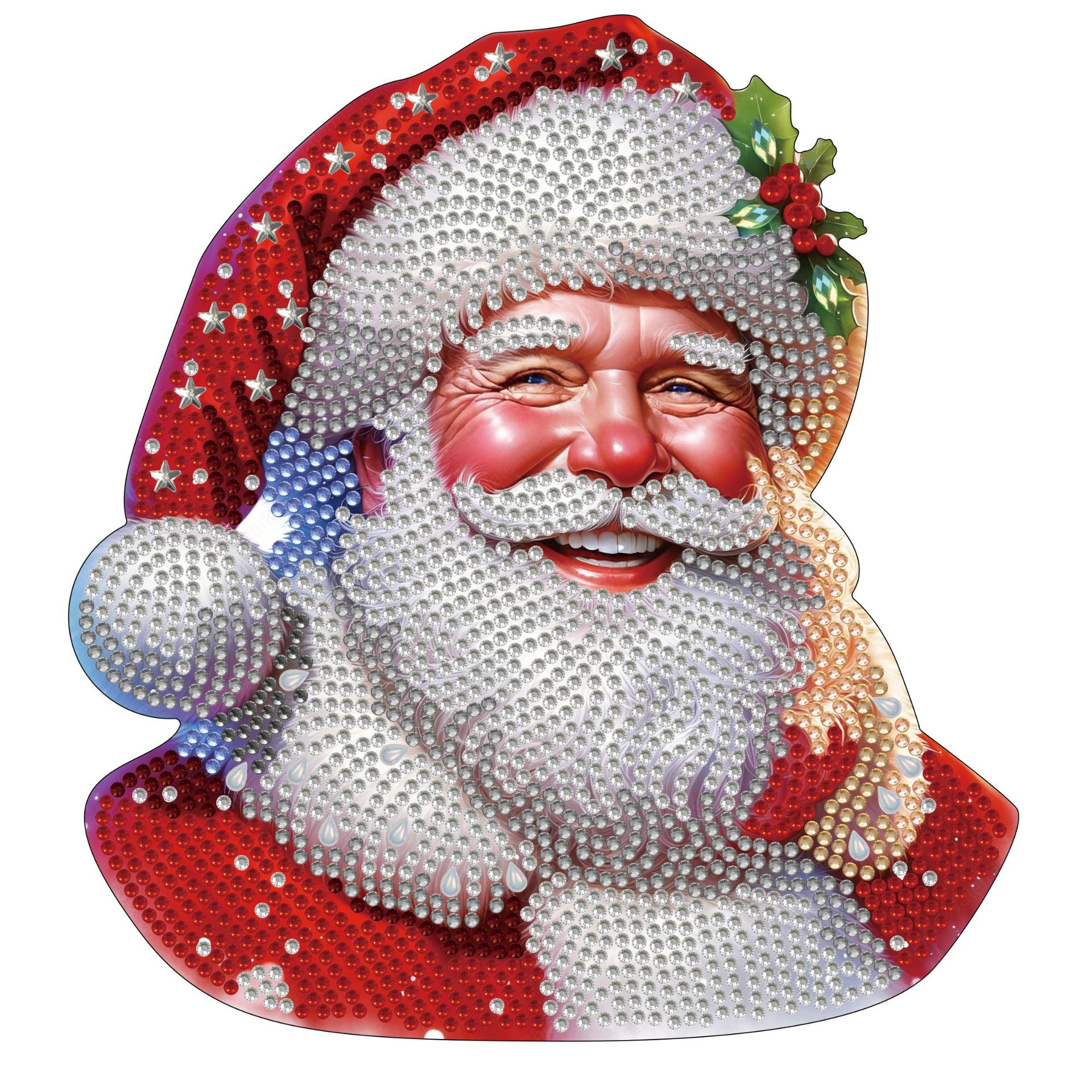 Pintura de diamantes 5D transfronteriza hecha a mano DIY, adorno de juguete de cartón tridimensional, dinosaurio de dibujos animados, pintura de diamantes para niños.