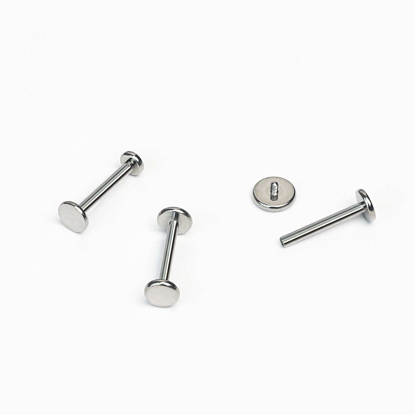 Labret piercing jewelry detail image