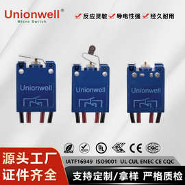 阀门控制开关IP67防水防尘双断点微动开关汽车生产线防水微动开关