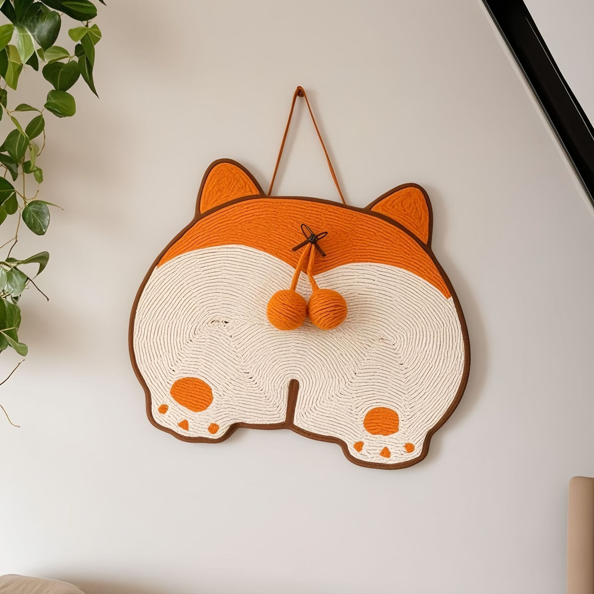 Juguetes de agarre para gatos auto-hi, pegado de seda, juguetes para gatos, aguacate resistente al arañazo, almohadilla de agarre para gatos, juguetes para gatos