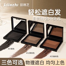 丽琳芝美发粉阴影修容粉饼防水一次性补色染发密发填充额头发际线