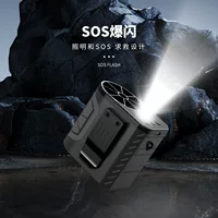 2025 трансграничный новый USB-зарядный вентилятор на талии выходит для охлаждения артефакт цифровой дисплей 4 передачи высокоскоростной портативный ветер