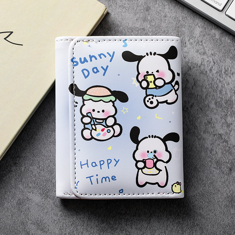 オリジナルの新型クロミーかわいいアニメ財布かわいい大容量財布三つ折りネット赤の短い財布|undefined