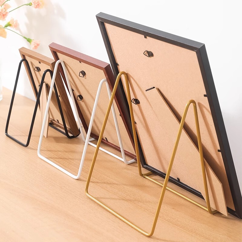 Desktop Photo Frame Bracket Placing Photo Album Medal Certificate Display Stand Glass Plate Support Bracket Bracket Rear Bracket