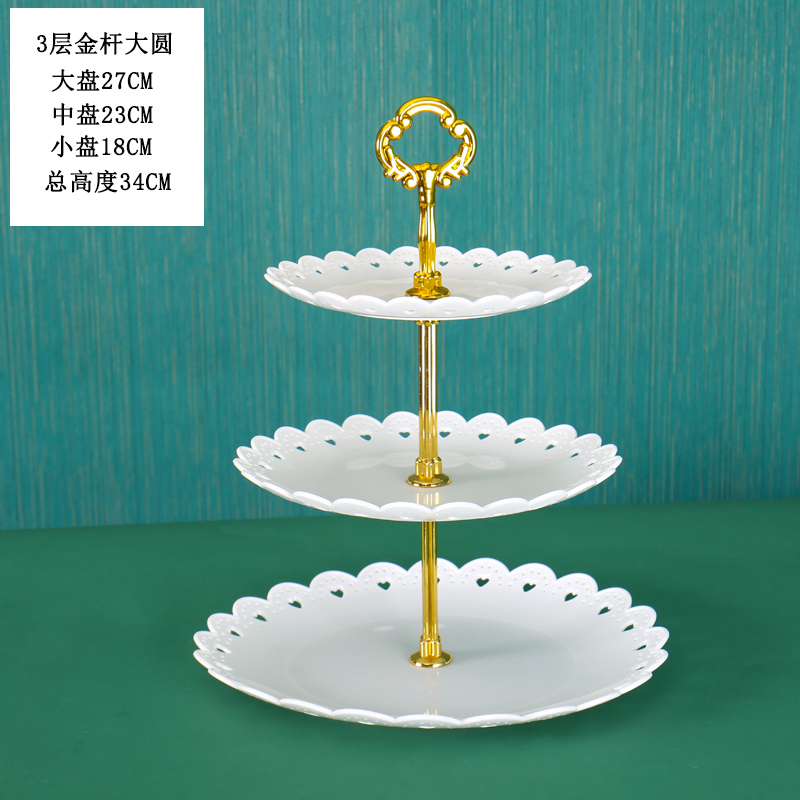 Fiesta de cumpleaños de postres estante de exhibición mesa de comida fría mesa de té bandeja de pasteles de bocadillos estante de postres de boda decoración