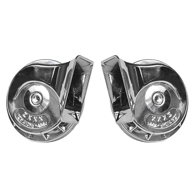 Modified Motorcycle: Universal Car horn/tweeter - xc-lb46-silver