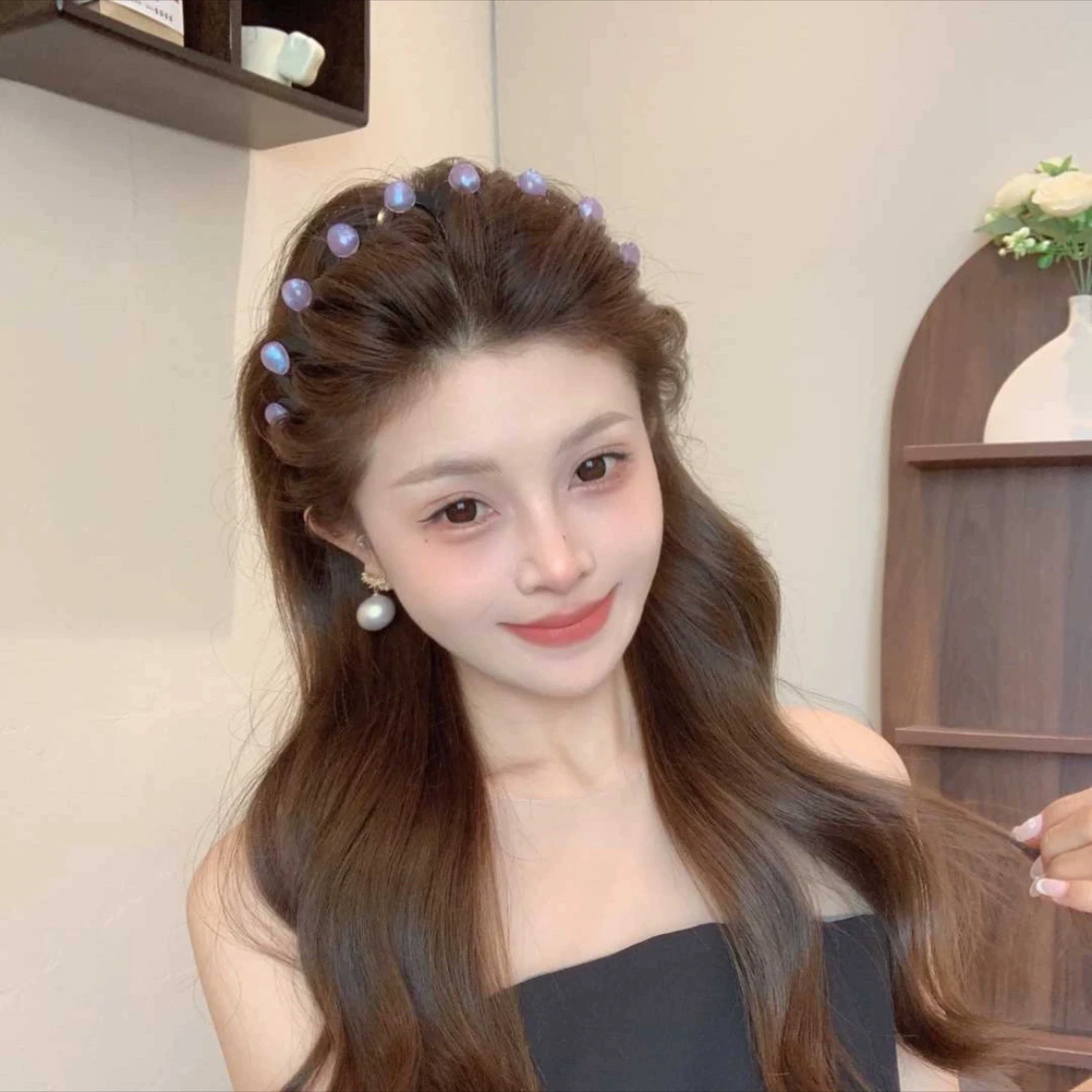 Wavy non-slip headband, adds volume, high-quality style