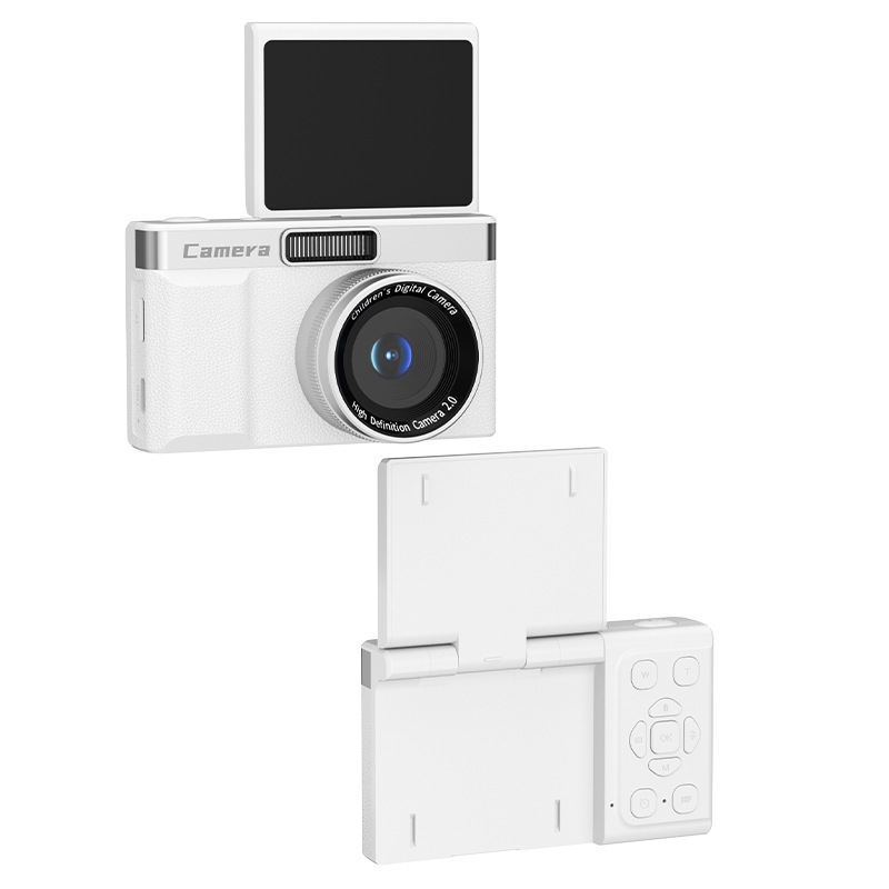 レトロなCCDデジタルカメラ、フリップスクリーン、動画撮影可能、学生向け、手頃な価格、携帯型カードカメラ|undefined