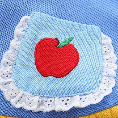  Autumn and Winter New Sleeveless Single-breasted Hooded Girls' Tops Infants and Toddlers Embroidered Cloak 2362