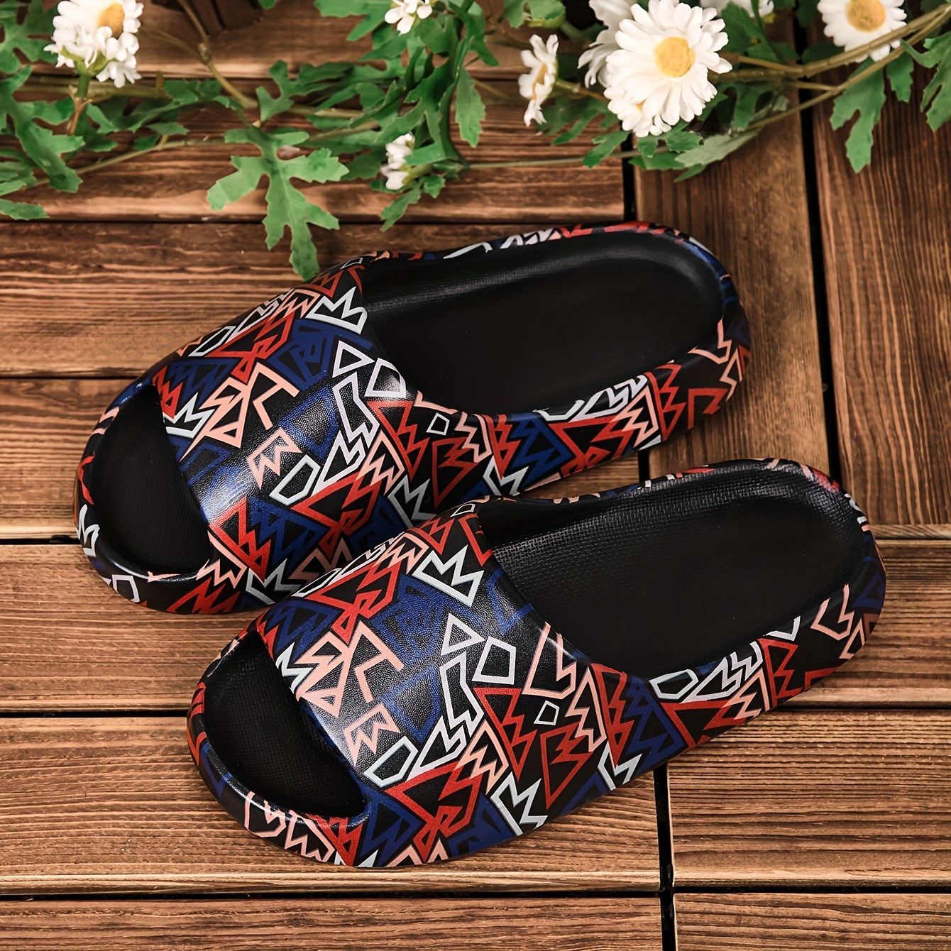 Sandalias patrióticas: cómodas sandalias de EVA |   Camiseta patriótica para hombre