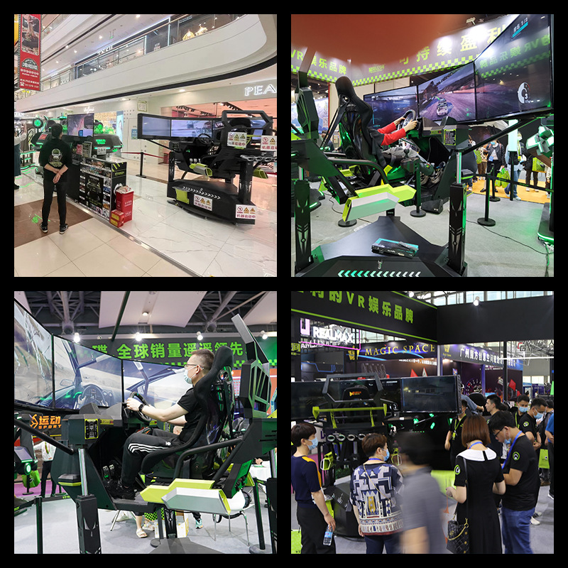 Equipo de juego de carreras VR Realidad Virtual máquina todo en uno gran entretenimiento videojuego City Commercial conjunto completo de máquina de juego somatosensorial