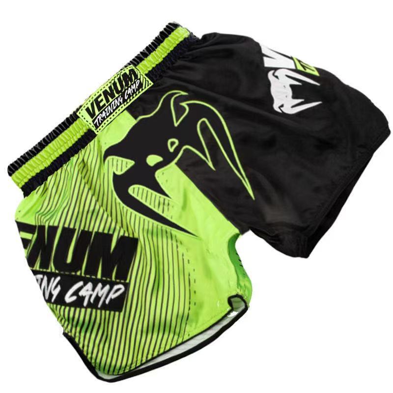 Venom Muay Thai Shorts for Men Ufc Sanda Fighting Running Sports Fitness Mma Boxing Quick-Dry Shorts