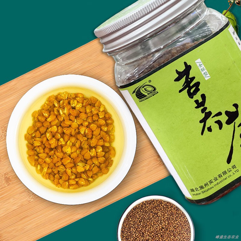 施州 黑苦荞茶（全胚型）矮罐装250g 礼盒装正宗饭店专用富硒大麦